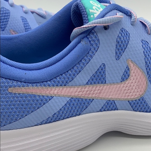 NIKE REVOLUTION 4 (GS) royal pulse/pink foam - Picture 14 of 16